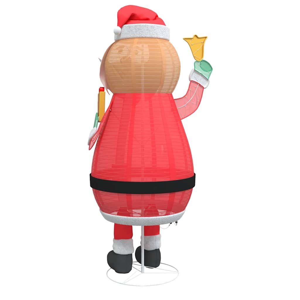 Christmas Santa Claus Warm White 100 x 180 cm Fabric